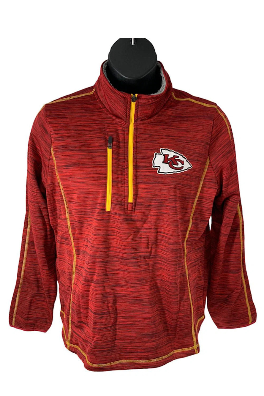 NFL Women's Transitional Half Zip Pullover Chiefs - Regular